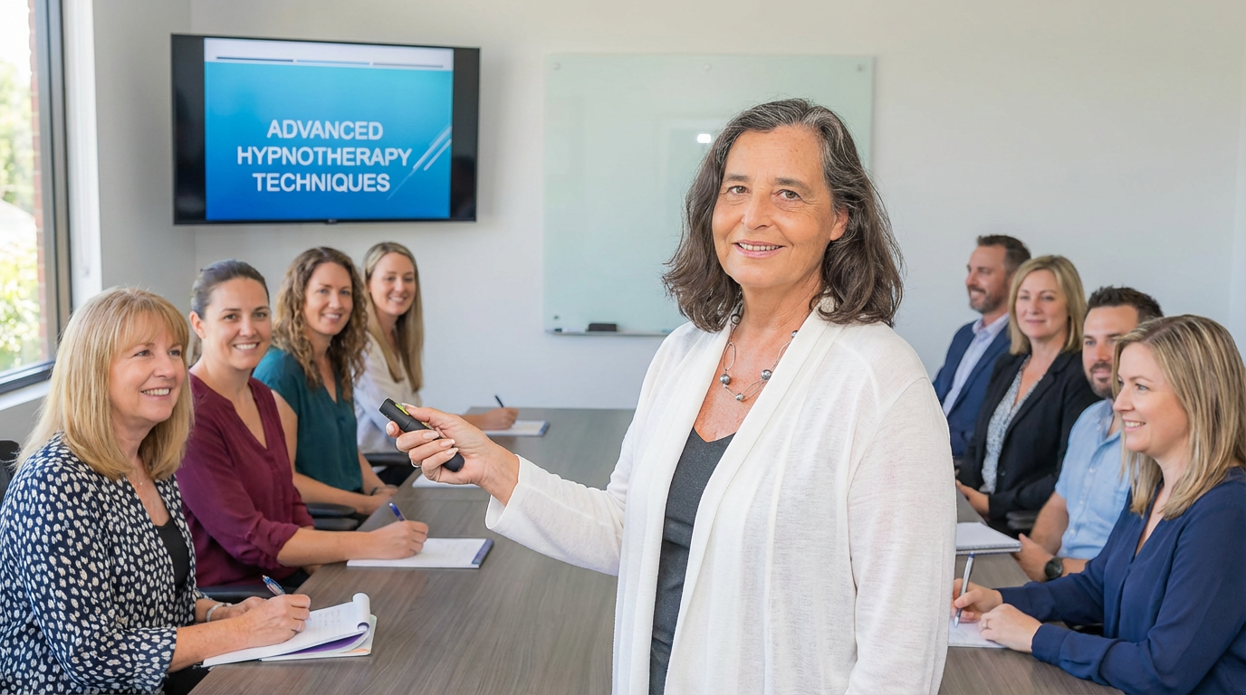 Person lying down in relaxation for body scan meditation